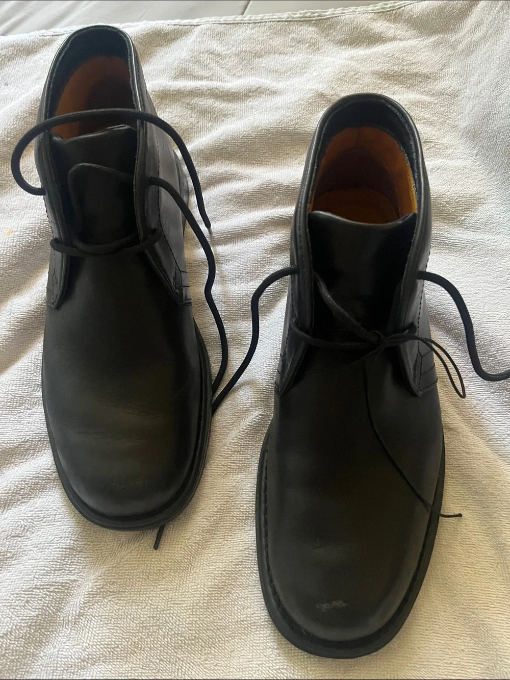 Timberland Men’s Black Leather Chukka Boots - Lace-Up Ankle Boots